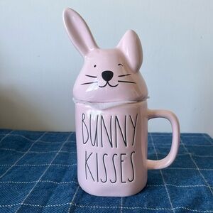 NWOT Rae Dunn Pink Bunny Kisses Mug